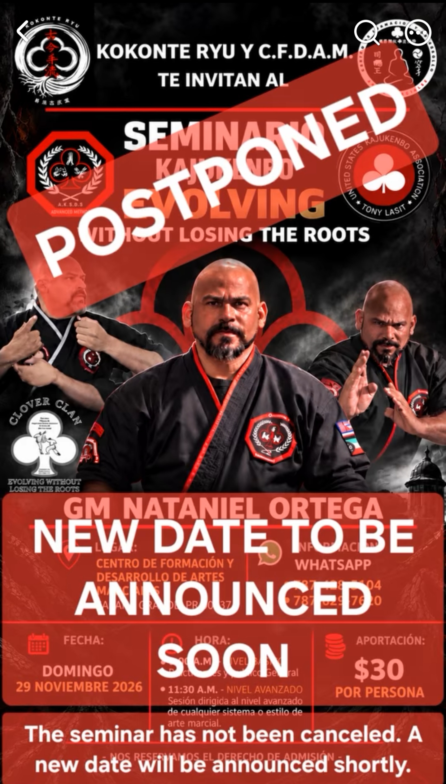 SEMINARIO KAJUKENBO ADVANCED METHOD